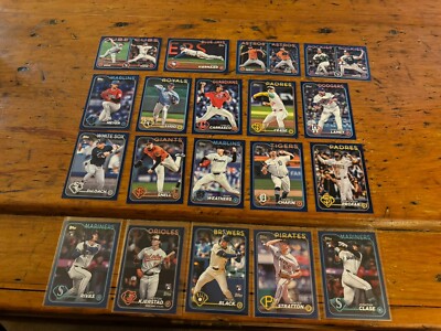 2024 Topps Update Blue Parallel Lot 19 Tyler Black Kjerstad RC