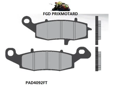 PLAQUETTES DE FREIN AVANT GAUCHE BRENTA SUZUKI DL 1000 VSTROM 2002/2010 - Photo 1/2
