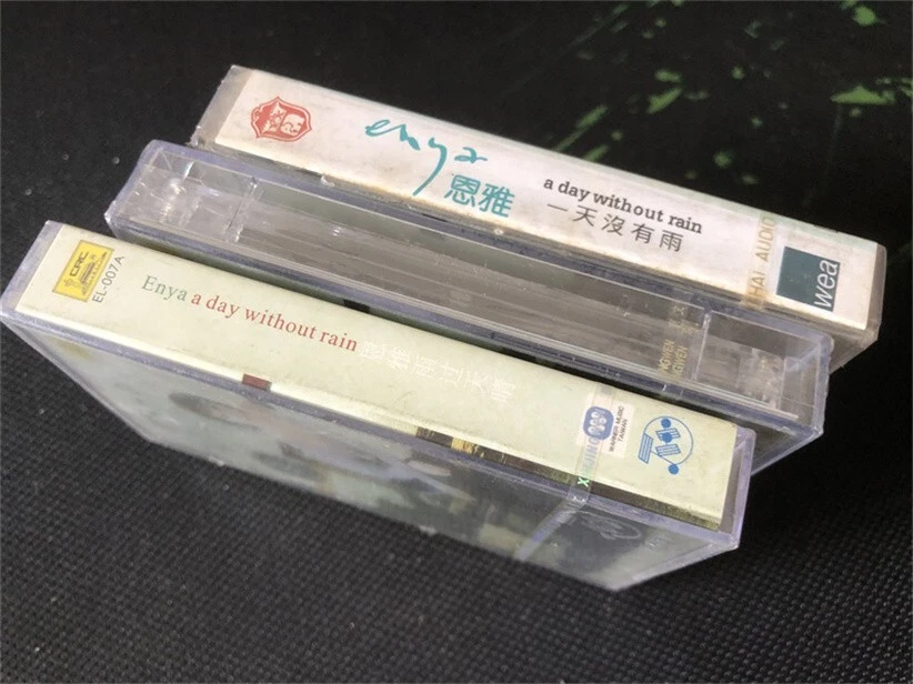 Enya A Day Without Rain China First Cassette Tape x 3 Very Rare Sealed Foto 4 de 4
