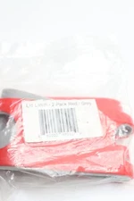 (2-Pk) LID Latch Red Grey