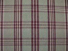 Blair Mûrier Laine Effet Épais Tartan Tapisserie Coussin Rideau Tissu