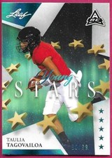 2021 Leaf Young Stars Multi-Sport TAULIA TAGOVAILOA #YS-19 ARC Rookie 86/99