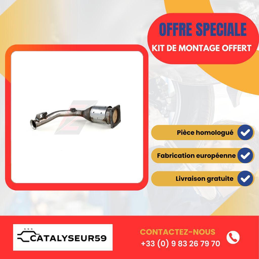 Catalyseur Fiat Qubo 1.4i réduction émissions gaz essence 75 cv KFT
