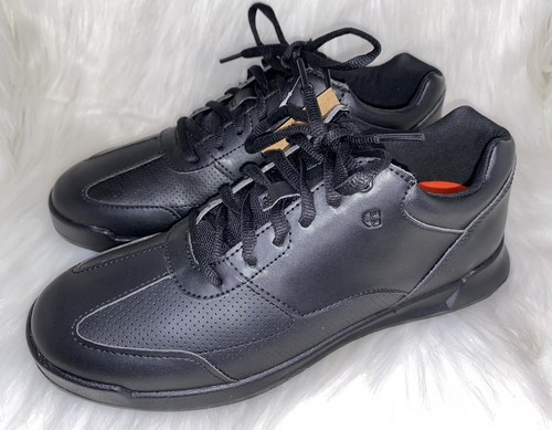 black skid resistant shoes