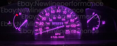 Pink Cluster LED Bulb Kit for Toyota Tacoma no RPM Tach Model Only 2001-2004