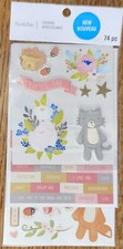 Recollections NEW BABY GIRL 3 Pgs Months First Year Animals Little One Stickers
