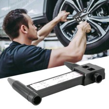Wheel Rim Bolt Pattern Sliding PCD Measuring Gauge Ruler 8 Holes Lugs Hub Tool
