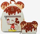 Disney Loungefly Mickey Mouse Ice Cream Backpack AND WALLET New wit Tags! SEALED