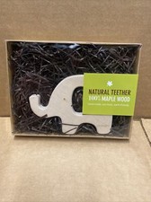 Sustainable Wood Elephant Teether by Cheengoo