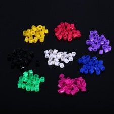 160pcs Dental Hygienist Color Code Rings Instrument Silicone Code Rings 8 Color