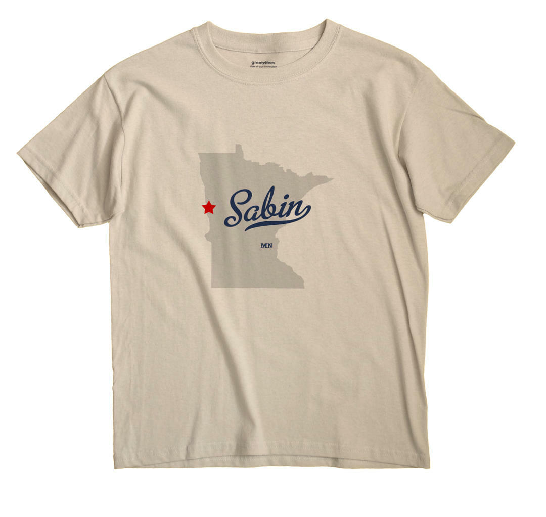 Sabin Minnesota MN TShirt MAP eBay