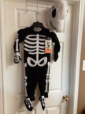 Hyde And Eek Toddler Boys T-Rex Skeleton Costume W/Head Size 18-24 Mos. BNWT