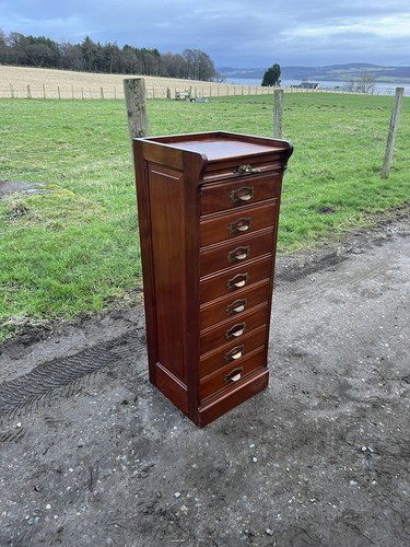 1930’s Filing Cabinet / Vintage Wooden File Cabinet / Multi Drawer Chest - Picture 3 of 20
