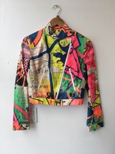Christian Dior By John Galliano Neon London Map Print Jacket