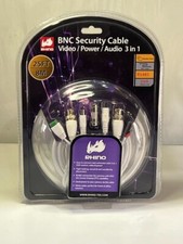Rhino Tek 25FT BNC Security Cable, 3 in 1: Video / Power / Audio - RHC-031-025