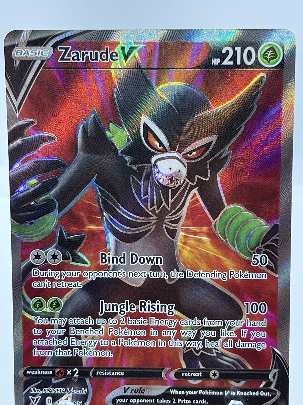 Zarude V - 167/185 Full Art Ultra Rare - Vivid Voltage – JAB Games13