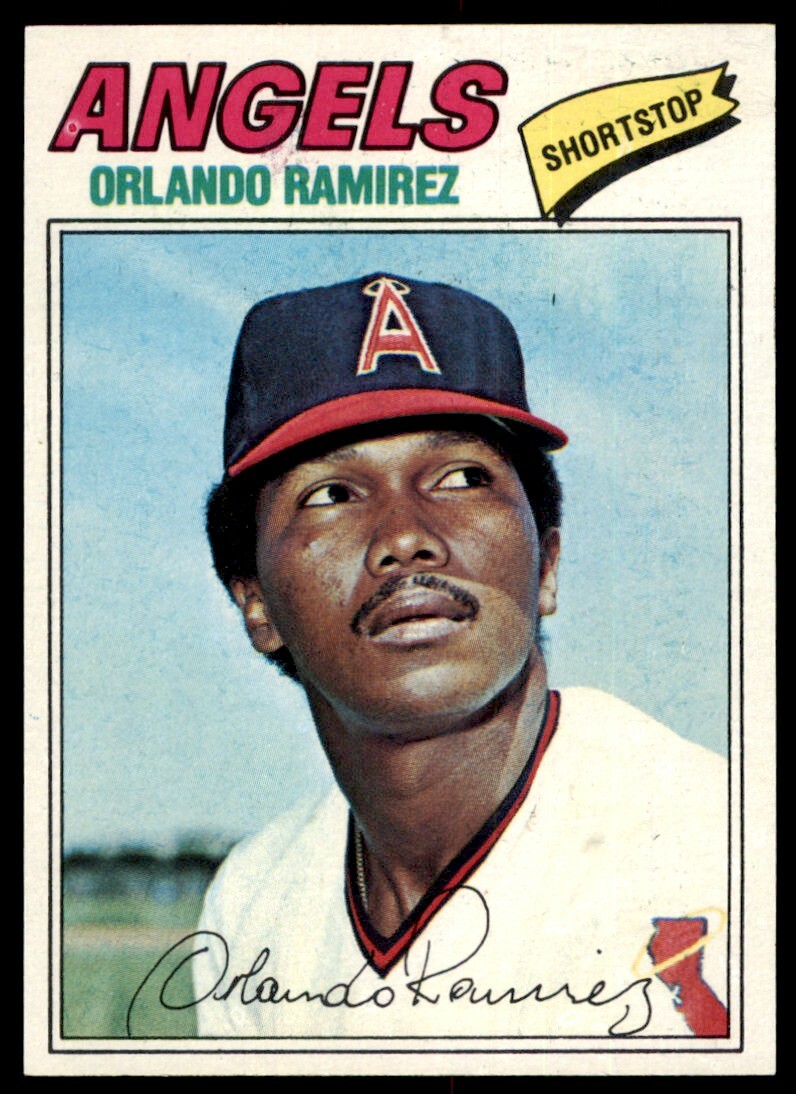 1977 Topps Orlando Ramirez Rookie California Angels #131