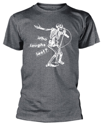Rage Against The Machine Who Laughs Last Grey T-Shirt NEW OFFICIAL