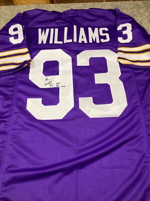 Vikings Kevin Williams signed Jersey W/COA | eBay