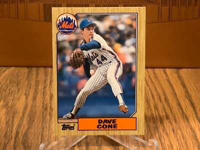 David Cone, New York Mets Legend - 1987 Topps (Recently Sealed)