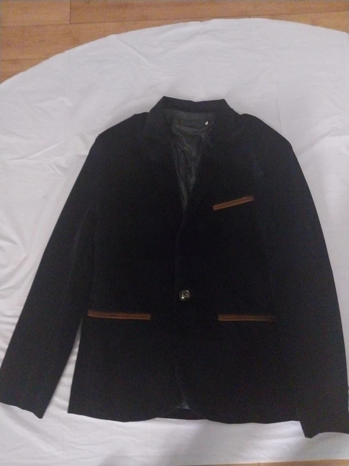 Mens Slim - Fit Deep Blue Blazer - Image 4 of 4