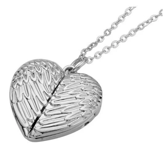 Collana girocollo Ciondolo Alì D' Angelo cuore unisex con foto idea 🎁REGALO - Immagine 3 di 4