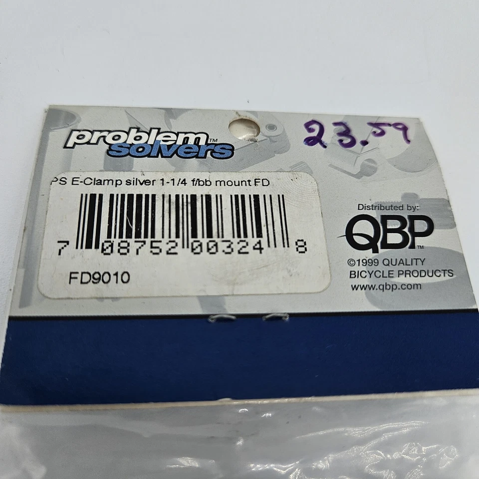 NOS QBP: E-Clamp Adapter, 1-1/4", Mounts E-type Front Derailleur To Standard BB - Image 4 of 4