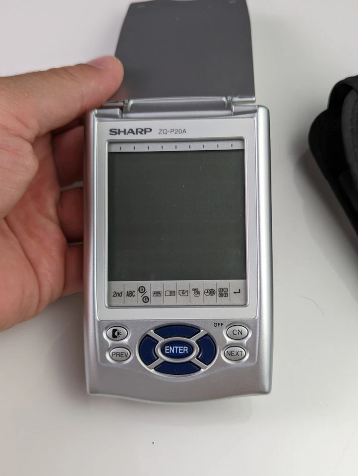 Sharp ZQ-P20A PDA Electronic Organizer with Original Stylus & Belt Case - Imagen 3 de 4