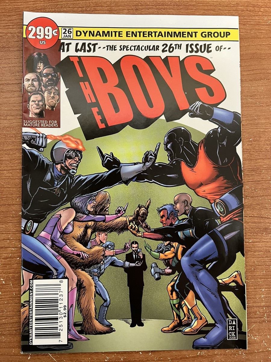 THE BOYS (2009 Dynamite) #26 VF 1st Print Comic - X-Men Homage