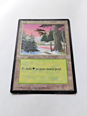 MTG Forest Ice Age 329 Regular Land - Edge Wear - See Pics | eBay