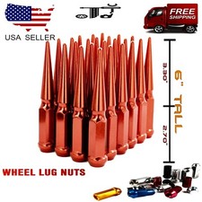 32pc Red 6 Tall M14x1.5 Xl Spike Lug Nutkey Fit Suburban Silverado25003500 32pc Red 6 Tall M14x1.5 Xl Spike Lug Nutkey Fit Suburban Silverado25003500