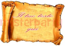 Cialda - Ostia per torte Pergamena Personalizzabile! Anche tonda - Anche A3!