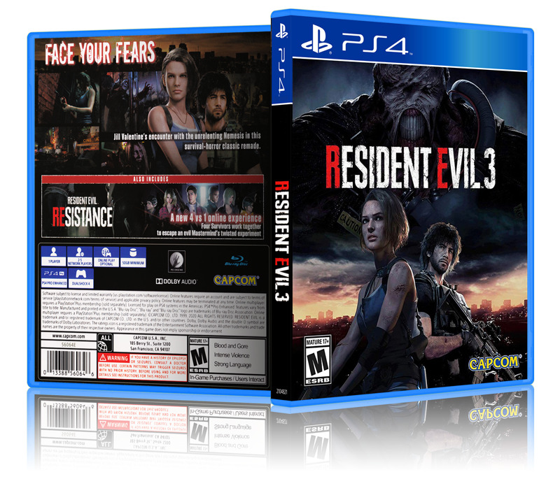 Final Fantasy VII: Remake - REPLACEMENT PS4 Cover & Case. NO GAME!!