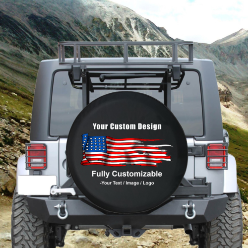 Custom Spare Tire Cover - Personalized Fits Jeep Spare Tire Cover - Photo 1 sur 6