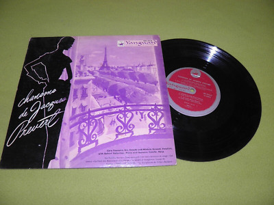 Jacques Prevert - Chansons - RARE USA ED1 1952 Vanguard VRS 7018 - 10'' LP