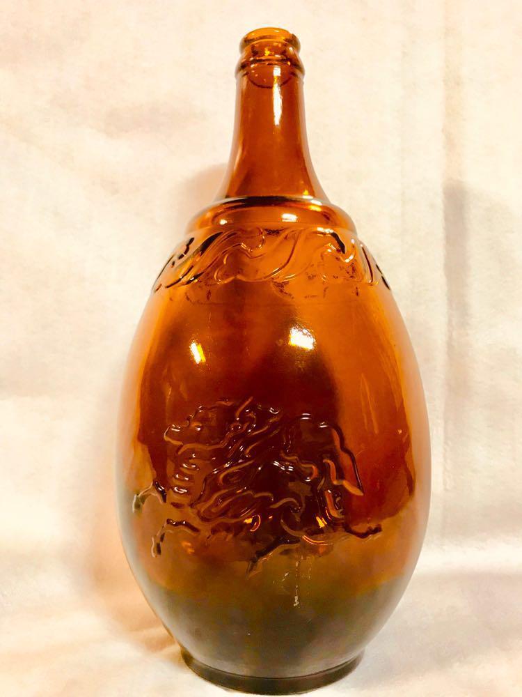 1930s Vintage KIRIN Lager Cerveza 2l Gran Botella de Vidrio Vacía de Japón Se...