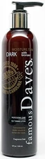 Famous Dave's DARK SELF TAN w/ Bronzer Moisture Tan SELF TANNER always fresh
