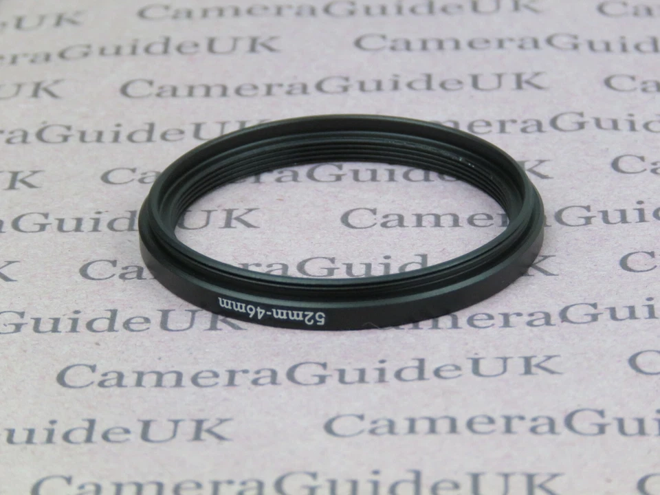 52mm to 46mm Male-Female Stepping Step Down Filter Ring Adapter 52mm-46mm - Image 2 of 2