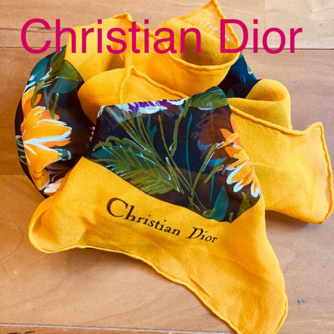 Christian Dior grande écharpe fine 82 cm 31