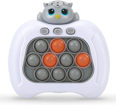 Quick Pop Light Up Toy Fast Push Bubble Handheld Game for Kids and Adults