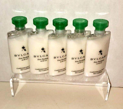 (5) 2.5oz Bvlgari Eau Parfumee au the vert (Green Tea) Hair Conditioner