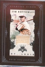 2016 Panini Diamond Kings Framed Mini Bat Card #40 Jim Bottomley No 19 of 25