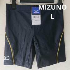 and unused Mizuno Swimsuit L Dark Navy Yellow
