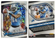 2025 Panini Prizm - Calvin Johnson #111 White Disco Prizm