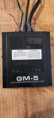 Vintage Pioneer Car Audio GM-5 Main Power Amplifier 20-Watt 3-Way Input TESTED
