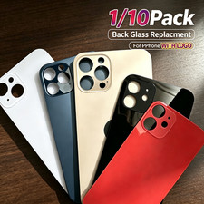 Lot Back Glass Replacement Big hole Logo For iPhone11 12 13 14 15 16 Rear Cover