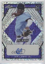 2021 Leaf Flash Purple 66/75 Ian Lewis Jr #BA-IL1 Auto v1x