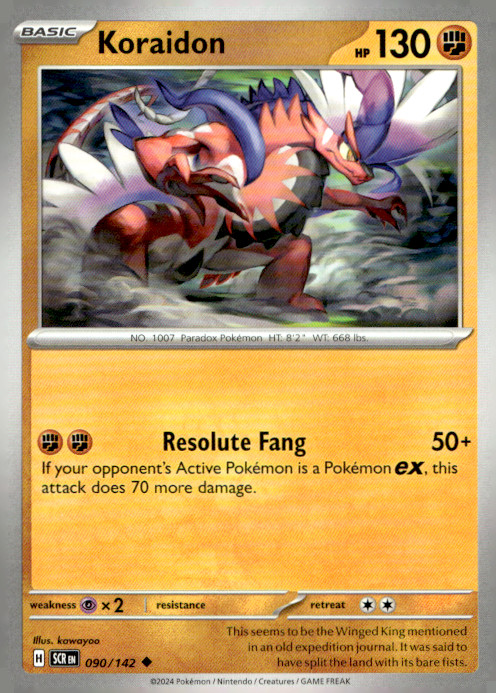 Koraidon Uncommon SV07: Stellar Crown 090/142 NM