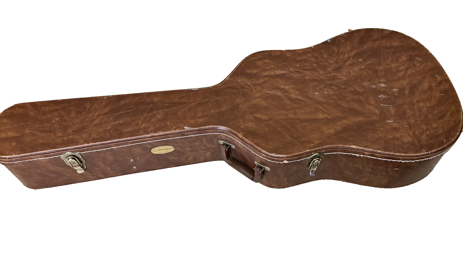 Vintage Alvarez Deluxe Dreadnought Acoustic TKL Guitar Case Brown Tolex & Plush