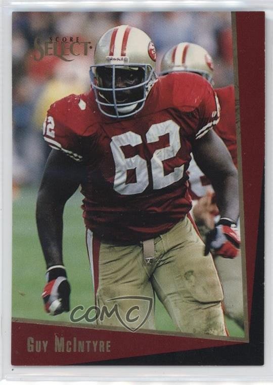 1993 Score Select Guy McIntyre #144 8y6